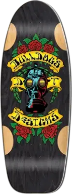 Bulldog Car Paint Wes Humpston Black Stain Old School Skateboard Deck