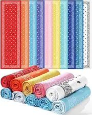 Eurzom 10 Pack Paisley Cooling Towel Gifts for Neck and Face 40 X12 Inches Quick Dry Soft Breathable Ice Towel Bulk Summer Hot Weather Gift for Sports Running, Gym, Fitness, Workout & More Activities
