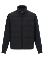 [Brioni] Brioni-Mix Material Puffer Jackets Blu-Uomo L