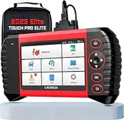 [LAUNCH] OBD2 Scanner Touch PRO Elite- 2023 New Scan Tool with 20 Resets Injector Coding SAS EBP BMS ABS B leeding Throttle Adaptation Car Scanner,All System Diagnostic Tool,Auto VIN,Free Update