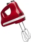 Red Hand Mixer Beater 5-Speed Baking Whipping Beating Mixing Kitchen Handheld