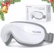 Eye Massager with Heat, Heated Eye Mask with Bluetooth Music for Migraines, F...