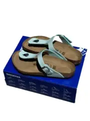 Birkenstock Women's GIzeh Thong Sandal - Aqua Green, Size US 9.0, NEW