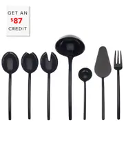 Mepra Due Oro Nero 7pc Serving Set with $87 Credit