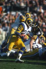 Wendell Tyler of the Los Angeles Rams 1980's NFL Photo 2