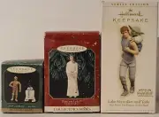 STAR WARS : PRINCESS LEIA, LUKE SKYWALKER & YODA, R2-D2 & C-3PO HALLMARK SET