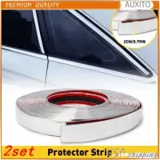 2set 3/4'' Chrome Molding Trim Strip Door Window BumperSide Trime Protector 16FT (for: Fiat)