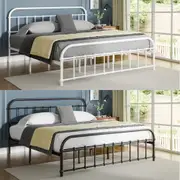 ALFORDSON Metal Bed Frame Queen Double King Single Mattress Base Platform