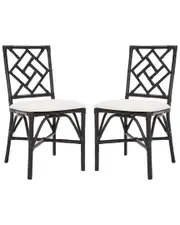 Safavieh Set of 2 Bhumi Accent Chairs with Cushions