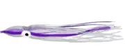GIBBS Delta Tackle 06873 4.5-Inch Purple Squid Fishing Lure Bait (5-Pack)