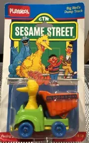 1987 Playskool Sesame Street Big Bird Dump Truck Die-Cast Vehicle Muppets New