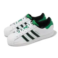 在飛比找森森購物網優惠-adidas 休閒鞋 Superstar 男鞋 白 綠 黑 
