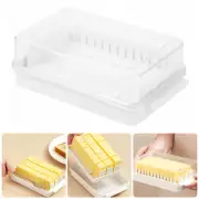 2 in1 Butter Box Storage Case Food Butter Slicer Serving Storage Dish.~