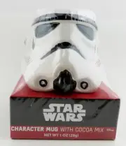 2017 Star Wars Ceramic Character Mug - STORM TROOPER - w/ Chocolate Cocoa Mix