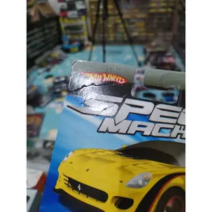 FERRARI Hotwheels Speed Machine 法拉利 599XX 黃色