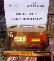 Code 3 City of Winter Park, FL Pierce Fire Engine #61 - #12762