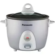 Panasonic SR-G06FGL Rice, Steamer & Multi-Cooker, 3-Cup, 3 cups uncooked/6 cu...