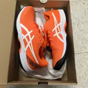 ASICS Men Gel Game 9 Pickleball Shoes Shocking Orange, Sz 10.5, New, Free Ship!!