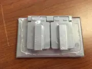 BWF FC-81V Gray Duplex Receptacle And/Or Switch Cover