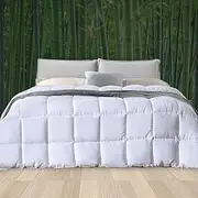 DreamZ 700GSM Single Quilts Bamboo Quilt Winter All Season Bedding Duvet Doona Soft Cover, Machine Washable, for Sleeping, Breathable Bamboo Blend Filling 140cm x 210cm