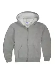 Jerzees Mid-Weight Fleece Full-Zip Hooded Sweatshirt (Little Boys & Big Boys)
