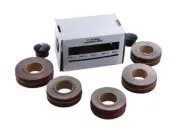 Sandpaper Set Abrasive Cloth Sanding Roll with Dispenser Pullable 5 Rolls