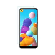 Nuglas Screen Protector Flat Clear Tempered Glass Full Cover For Samsung A21