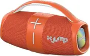 X JUMP XJ 120 Portable Wireless Speaker, Amplified, 40W, High Power, TWS Function, USB, AUX-in, Built-in Microphone, Wireless Speaker, Waterproof IPX5, Orange