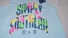 Simply Southern Tank Top Preppy Beach Light Blue Size Small NEW
