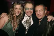 Joss Stone Sir Elton John Bernie Taupin at 13th Elton John AIDS Fo- Old Photo 2