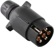 Force pro Trailer 7 Pin Large Round Plastic Male Plug Connector UB
