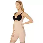 NWT Wacoal Beyond Naked Cotton Blend Open Bust Thigh Shaper (802330) XL Sand NEW