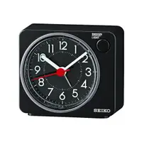在飛比找樂天市場購物網優惠-SEIKO鬧鐘 方形黑色滑動式秒針【NV99】