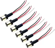 6 Pcs 1157 BAY15D Led Bulb Socket Plugs,1157 Car Light Socket Plug Adapter Connectors for Car Headlight Tail Light Turn Signal Light Retrofit