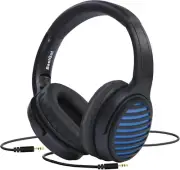 772D Wired Over-Ear Headphones, Foldable Stereo Headset with 3.5Mm Audio Jack