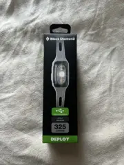Black Diamond Deploy 325 Lumens Running Light Headlamp Brand New