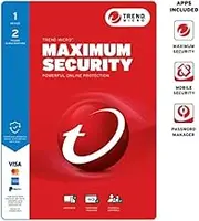 Trend Micro Maximum Security Software for 1 Device 2Yr Retail Mini Box Auto Renew