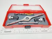 Snap-on Tools NEW TDRSET 7pc Tap and Die Tool Set SAE, Metric Thread Pitch Gauge