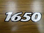 LOWE 1650 DECAL BLACK / WHITE 5 1/4" X 1 1/2" MARINE BOAT
