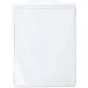Collecting Warehouse Clear Plastic Clamshell Container, 11"H x 8.5"W x 0.625"D