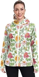 [Caihoyu] Essentials Hoodie Quick Dry Gym Shirts UPF 50+ Protection Athletic Jacket for Hiking Outdoor