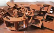 LEGO 3x3 Curved Brown Window Frame (10 pieces) #23878