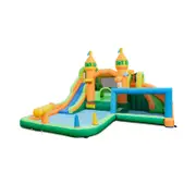 Costway Kids Inflatable Bounce House Bouncy Castle Bouncer Jumping Playing Equipment