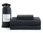 Bed Sheet Set, Cozy Sheet Sets, Pre-Washed Ultra Soft & Breathable Twin Black