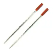 Monteverde Ballpoint Refill Fit Cross Bp Pens, Med Pt,Brown, 2 in Pk (C132BN)