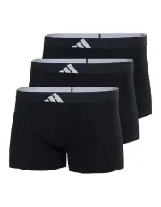 [Adidas] Active Flex Cotton Body Trunk Underwear 3 Pack in Black