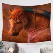 Horse Art African Masai War Pony Tapestry