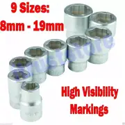 STRIPPED BOLT NUT REMOVAL SOCKET EXTRACTOR TOOL 3/8" Drive MM METRIC SIZE
