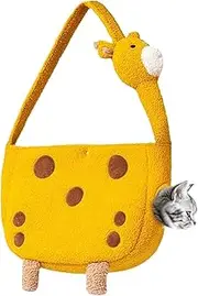 Pet Travel Bag, Giraffe Pet Carrier - Pet Out Bag | Small Dog Carrier, Dog Handbags, Medium Dog and Cat Carrier Bag, Pet Cat Dog Shoulder Bag for Hiking