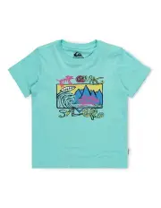 [Quiksilver] Beach Blast Short Sleeve T-shirt in Aqua Sky